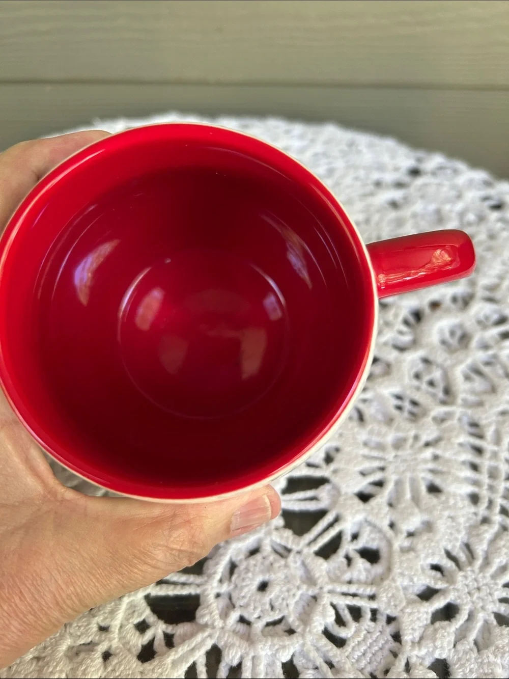 Hallmark Channel Holiday Coffee Mug - Red and Cream